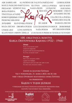 Vabilo Kajuh prevodi Šoštanj press